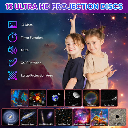 13 in 1 HD Planetarium Galaxy Star Projector